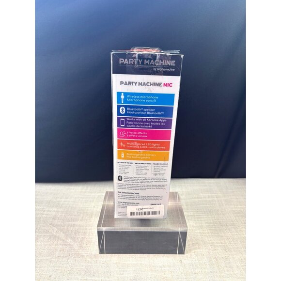 Wireless Bluetooth Karaoke Microphone With LED Lights & Voice Effects - Picture 3 of 5